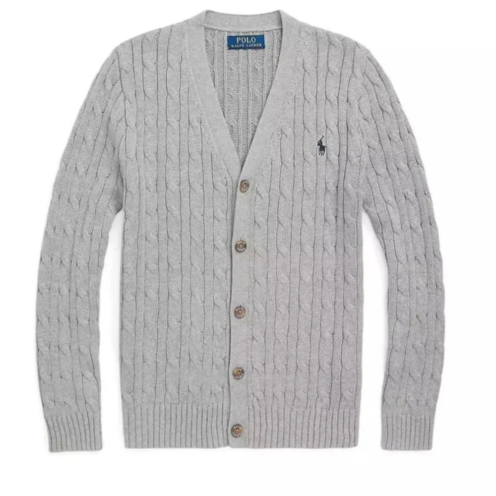 Polo by Ralph Lauren Cable Knit V-Neck Cardigan